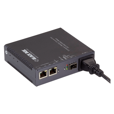 コンパクト ギガビットメディアコンバータ 2P LGC5151A-ブラックボックス・ネットワークサービス