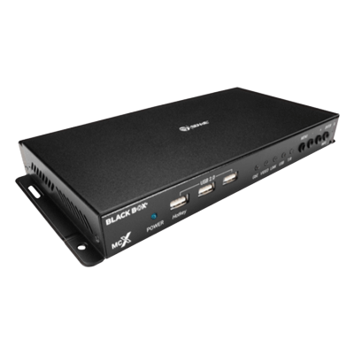 MCX Gen2 トランスコーダー - 4K60, 10G CATx/光ファイバ, HDMI/DisplayPort MCXG2TD11-ブラックボックス・ネットワークサービス