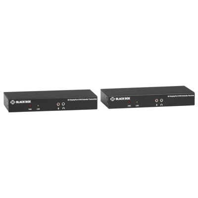 KVXLCシリーズ：光ファイバ KVM エクステンダキット - 4K / DisplayPort-ブラックボックス・ネットワークサービス