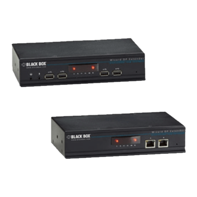 CATx KVM エクステンダ キット - DisplayPort / デュアルモニタ ACU5800A-ブラックボックス・ネットワークサービス