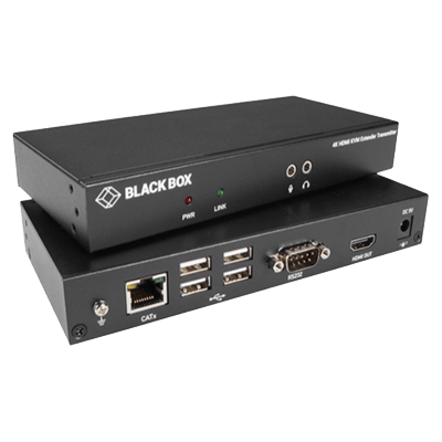 KVXLCシリーズ：CATx KVM エクステンダキット - 4K / HDMI-ブラックボックス・ネットワークサービス