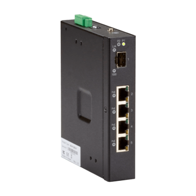 産業用 PoE+ アンマネージド ギガビットスイッチ INDRy II XS LIE401A-ブラックボックス・ネットワークサービス