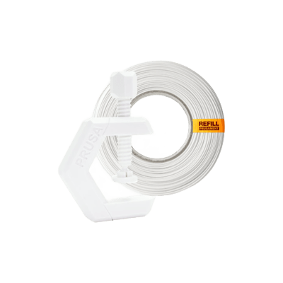 フィラメント Eco Prusament PETG Signal White 1kg Refill-Prusa Research a.s.