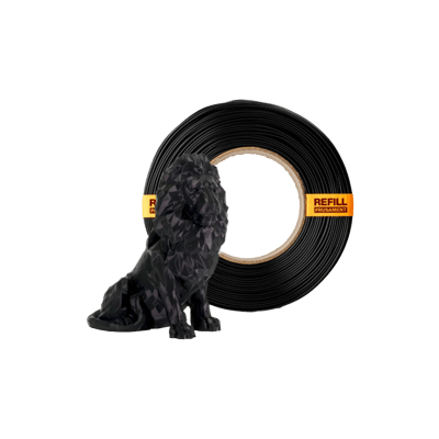 フィラメント Eco Prusament PLA Jet Black 1kg Refill-Prusa Research a.s.