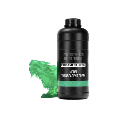 レジン Prusament Resin Model Transparent Green 1kg-Prusa Research a.s.