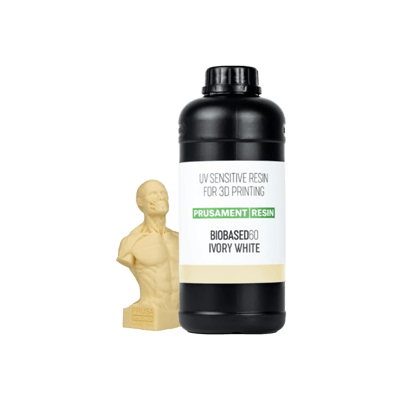 レジン Prusament Resin BioBased60 Ivory White 1kg-Prusa Research a.s.