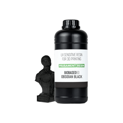 レジン Prusament Resin BioBased60 Obsidian Black 1kg-Prusa Research a.s.