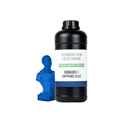 レジン Prusament Resin BioBased60 Sapphire Blue 1kg-Prusa Research a.s.