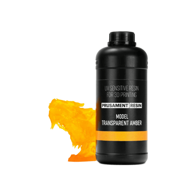 モデルレジン Prusament Resin Model Transparent Amber 1kg-Prusa Research a.s.