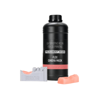 レジン 鋳造 Prusament Resin Flex Gingiva Mask 1kg-Prusa Research a.s.