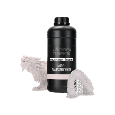 レジン 鋳造 Prusament Resin Model Alabaster White 1kg-Prusa Research a.s.