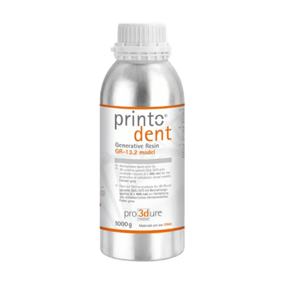レジン 鋳造 Pro3dure Printodent GR-13.2 model 1kg grey-Prusa Research a.s.