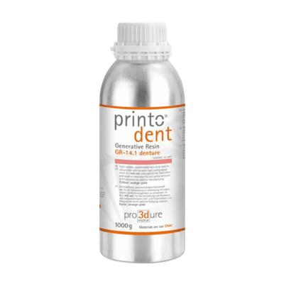 レジン 鋳造 Resin Pro3Dure Printodent GR-14.1 denture 1kg light-pink-Prusa Research a.s.