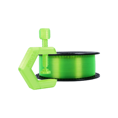 フィラメント PETG Prusament Neon Green Transparent 1kg-Prusa Research a.s.