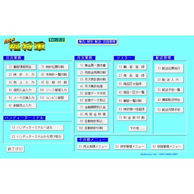 LPガス販売管理システム 点火の福将軍-株式会社ソフナーズ