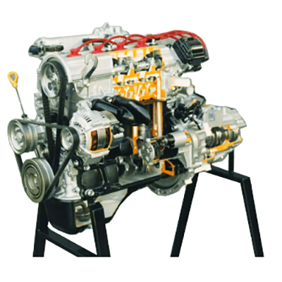 カット模型 4気筒4サイクルガソリンエンジンA/T付電動-有限会社ユニバース