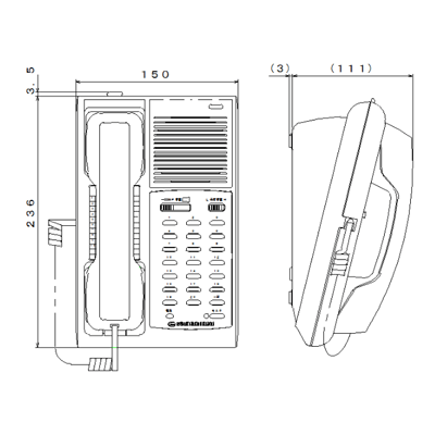 電話機・関連製品 個別呼出電話機 SP86-TATI-旭光通信システム株式会社