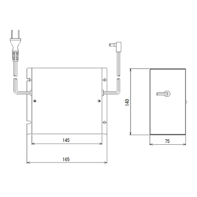 磁石電話機用電源装置 PDB-1215-旭光通信システム株式会社