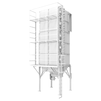 大型集塵機 パルスジェット集塵機 SNPシリーズ SNP-2H1W-アマノ株式会社
