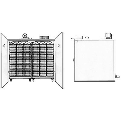 中、大型ふ卵機 セパレート型 セッター (転卵専用機) SS-11型-株式会社昭和フランキ