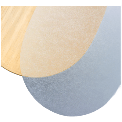 楕円容器用紙シート 楕円の紙 Paper for Daen FLR06-SH-カユーパッケージ株式会社