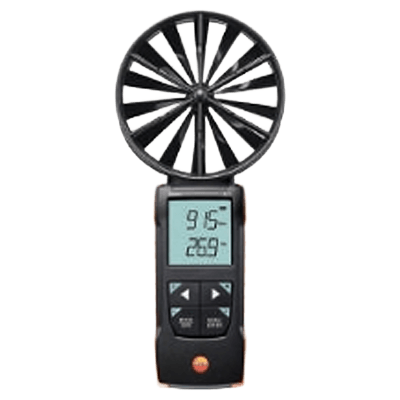 直径約100mmのベーンで広い測定面 ベーン式風速計 testo417-株式会社近藤インスツルメンツ