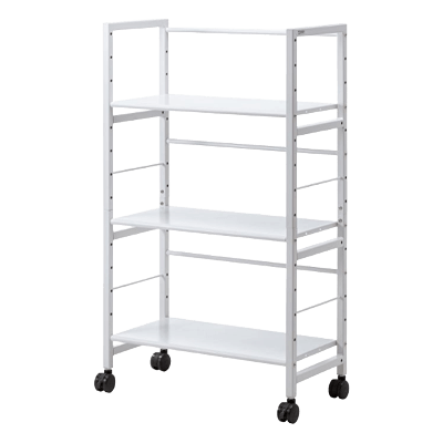 ファイルワゴン 3段タイプ 高耐荷重ワゴン WG-208-サンワサプライ株式会社