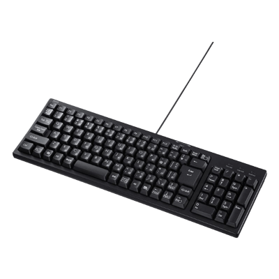 有線キーボード USBハブ付コンパクトキーボード SKB-KG2UH2BK-サンワサプライ株式会社