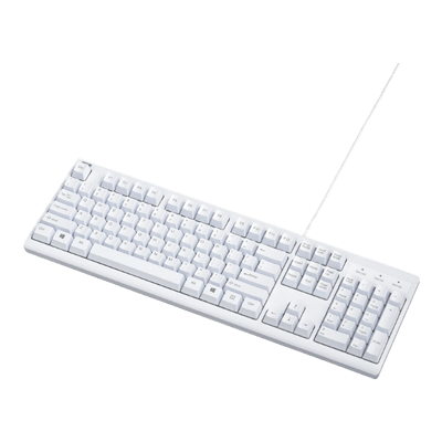有線キーボード 英語USBキーボード (ホワイト) SKB-E5UW-サンワサプライ株式会社
