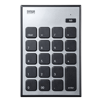 Mac用Bluetoothテンキー NT-MBT23BK-サンワサプライ株式会社