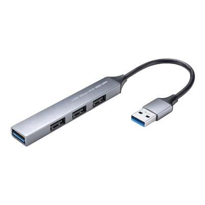 USB 5Gbps 4ポート コンボ超スリムハブ USB-5H24GM-サンワサプライ株式会社