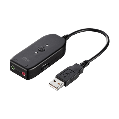 USBオーディオ変換アダプタ MM-ADUSB3N-サンワサプライ株式会社