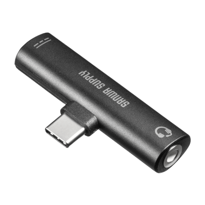 Type-Cオーディオ変換アダプタ (USB PD対応) MM-ADUSBTC2-サンワサプライ株式会社
