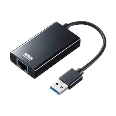 有線LANアダプタ (USB A Gen1-LAN変換・USBハブ付き・Gigabit対応) USB-CVLAN3シリーズ-サンワサプライ株式会社