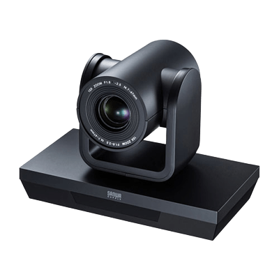 WEBカメラ (画角 水平62°・光学10倍ズーム・フルHD・210万画素) CMS-V54BK-サンワサプライ株式会社