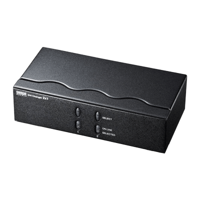 映像切替器 ディスプレイ切替器 (DVI24pin用) ・2回路 SW-EDV2N2-サンワサプライ株式会社