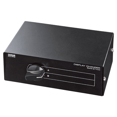 映像切替器 ディスプレイ切替器 (ミニD-sub (HD) 15pin用・2回路) SWW-21VLN-サンワサプライ株式会社