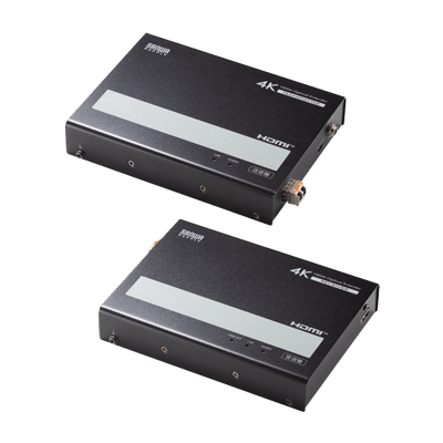 映像延長機器 光ファイバHDMIエクステンダー (4K対応・300m延長) VGA-EXHDFB-サンワサプライ株式会社