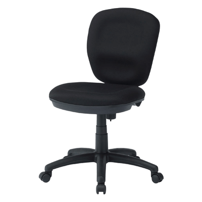 布 (ファブリック) チェア ミドルバックOAチェア (ブラック) SNC-T146KBK-サンワサプライ株式会社