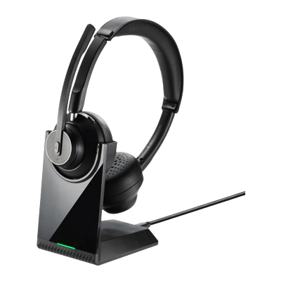Bluetooth関連機器 Bluetoothステレオヘッドセット (クレードル付き・デュアルマイク) MM-BTSH70BK-サンワサプライ株式会社