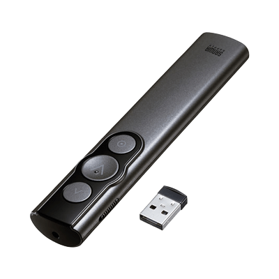 レーザーポインター・プレゼン機器 パワーポインター LP-RF115GM-サンワサプライ株式会社