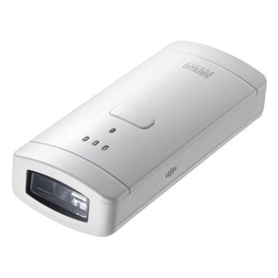 Bluetooth対応2次元バーコードリーダー (抗菌) BCR-BT2D3W-サンワサプライ株式会社