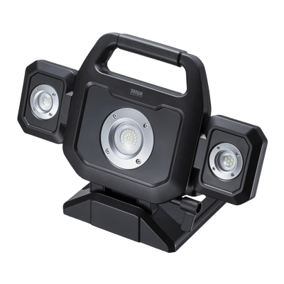 高輝度LED投光器 (充電式) LED-FL1BK-サンワサプライ株式会社