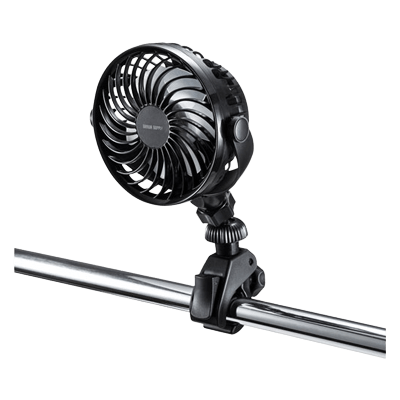 USBグッズ 小型クランプ扇風機 (充電式) VEH-FAN1-サンワサプライ株式会社