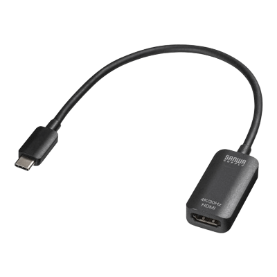 USB Type-C-HDMI変換アダプタ (4K/30Hz) AD-ALCHD02-サンワサプライ株式会社