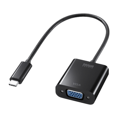 USB Type C-VGA変換アダプタ AD-ALCV02-サンワサプライ株式会社