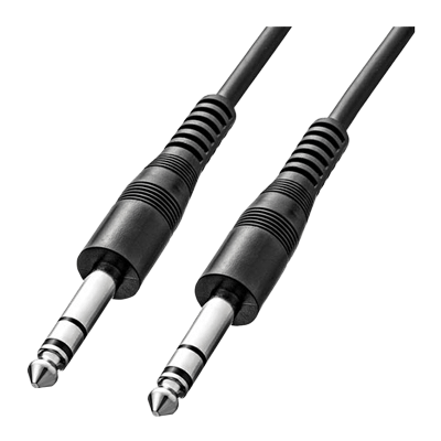 ビデオ・AVケーブル 6.3mmステレオ標準プラグ (オスーオス) ケーブル (10m) MM-SPKB1-10-サンワサプライ株式会社
