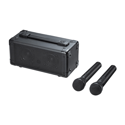 ワイヤレスマイク付き拡声器スピーカー MM-SPAMP7-サンワサプライ株式会社