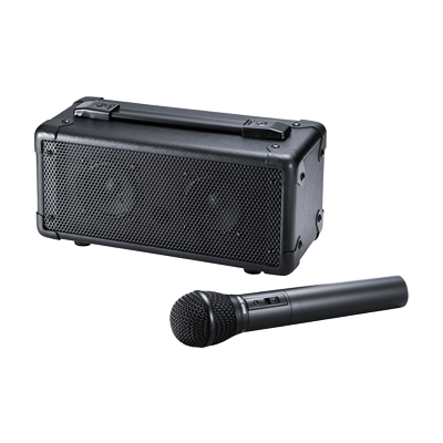 ワイヤレスマイク付き拡声器スピーカー MM-SPAMP4-サンワサプライ株式会社