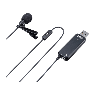 高性能USBピンマイク MM-MCU12BK-サンワサプライ株式会社